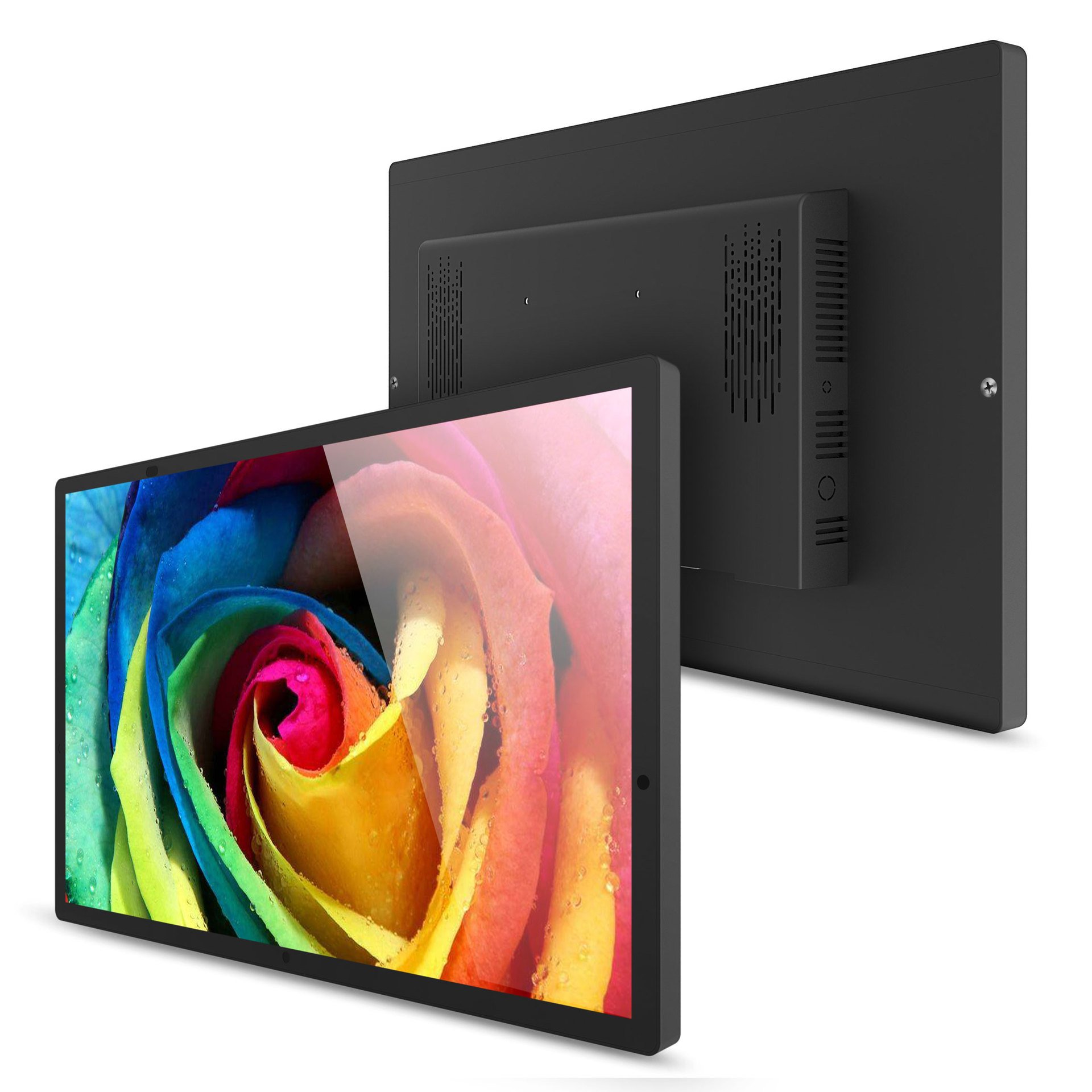 Wall-Mounted Electronic Screen Commercial Advertising Boards Capacitive touch digital signage and displays for supermarket