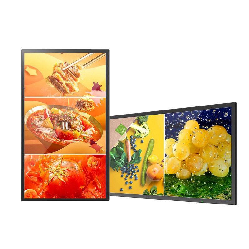 Wall-Mounted Electronic Screen Commercial Advertising Boards Capacitive touch digital signage and displays for supermarket