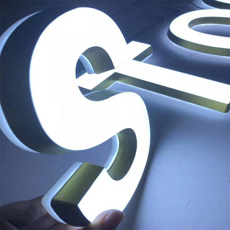 Custom acrylic signage 3d letter outdoor led letteradvertising board acrylic 3d letter sign