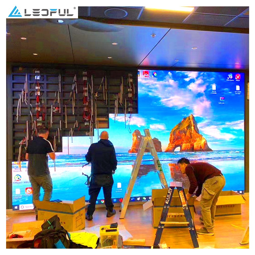 Factory Hot Sale High Resolution High Definition Front Installation Indoor advertising Led Wall 6mm Display P2.5 Video Screen