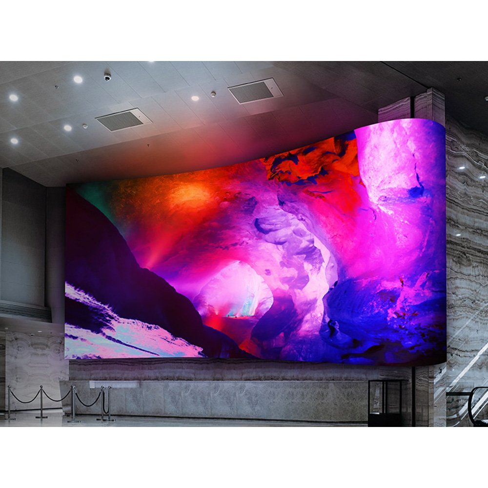 P1.8 1.8Mm P2.5 2.5Mm P3 P4 360 Degree Flexible Soft Circle Round Cylinder Column Circular Rollable Led Wall Display Screen