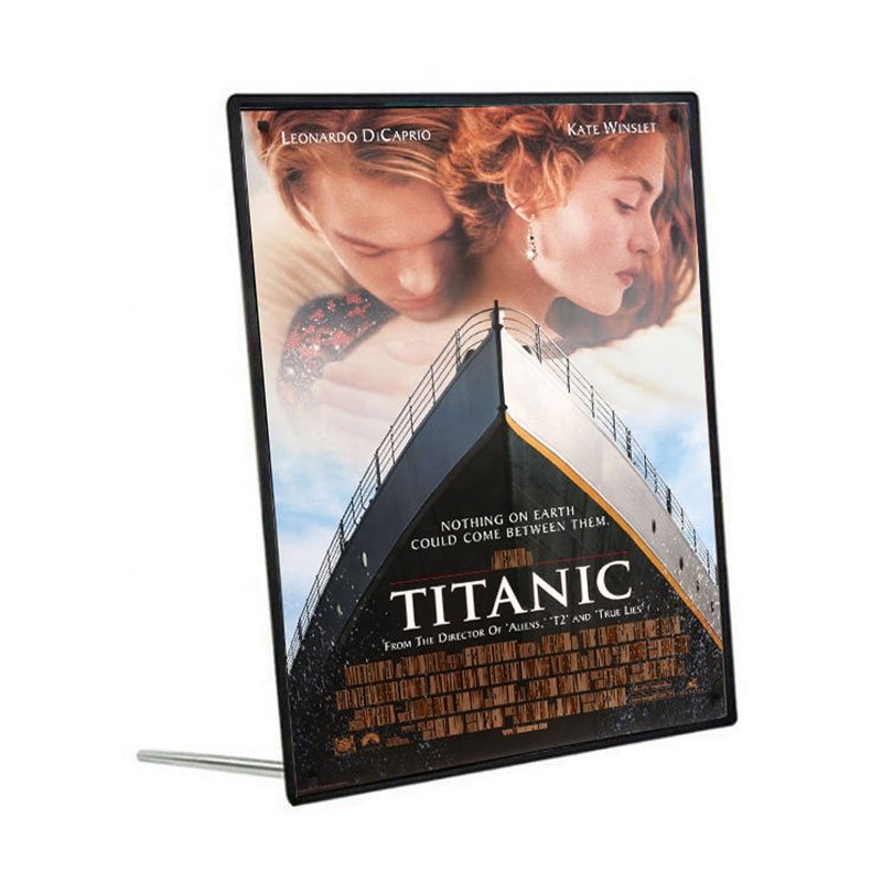 A1 A2 A3 A4 Open Ultra-Thin Aluminum Snap Photo Frame Light Box with Tempered Glass LED for Restaurant Menu Board Advertising