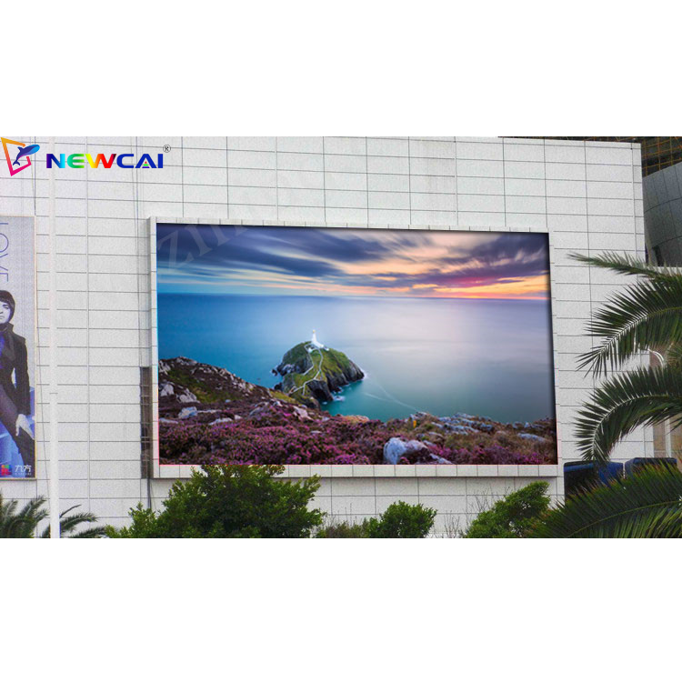 Outdoor Digital Advertising Led Electric Screen Signs Board Roof Top Fixed Wall-Mount Full Graphic Signage Display With Wifiplay