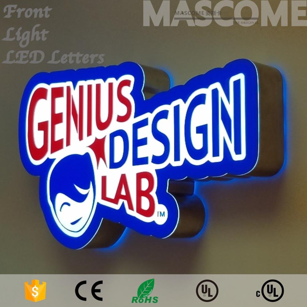 backlit led light advertising letter boards, name board led lighting