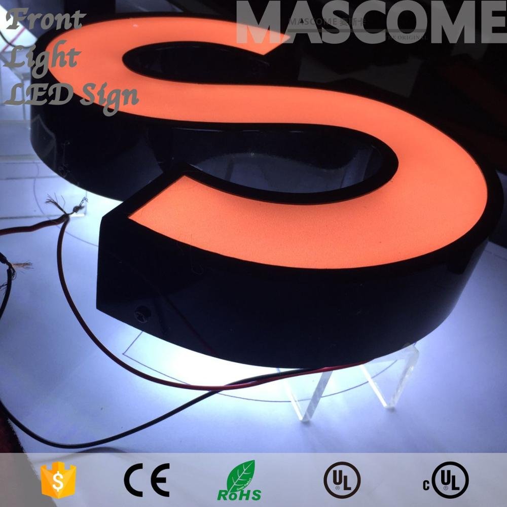 backlit led light advertising letter boards, name board led lighting