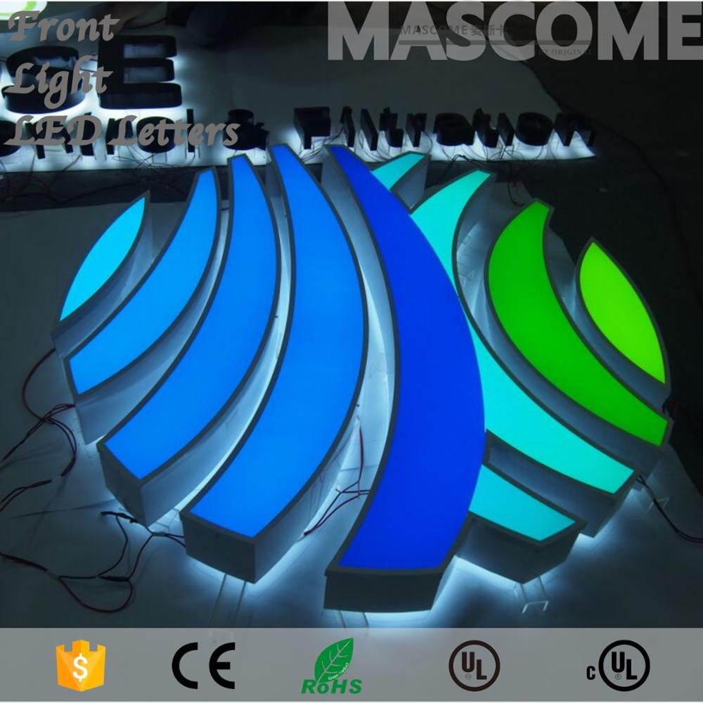 backlit led light advertising letter boards, name board led lighting