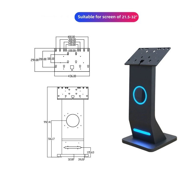 Indoor Self Service Kiosk 27 32 43 Inch Android Win10 Digital Signage Interactive Touch Screen Kiosk Hotel Lobby Airport Station