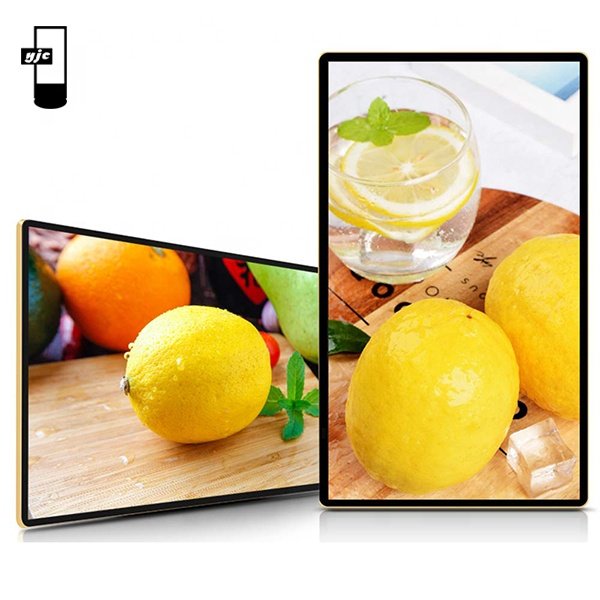 Monitor 32 Inch 4K Hanging Screen Wall Mount Menu Board Cafe Menu Board LCD Advertising Display Menu Board For Restaurant