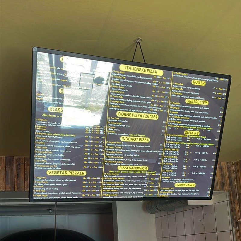 Direct Factory High Brightness Restaurant Marketing Tabletop LED Menu Display Aluminum Alloy Profile Poster Advertising Sign