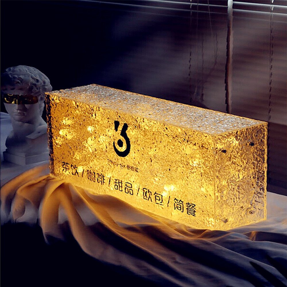 Wall Mounted Logo Light Box Acrylic Logo Advertising Light Box Signage Advertising Light Boxes Store Logo for Coffee Bar
