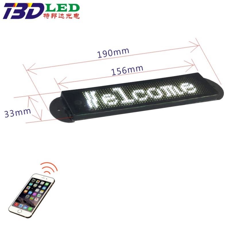 Wireless control programmable text scrolling flexible led module China advertising display Flexible led soft board wearable