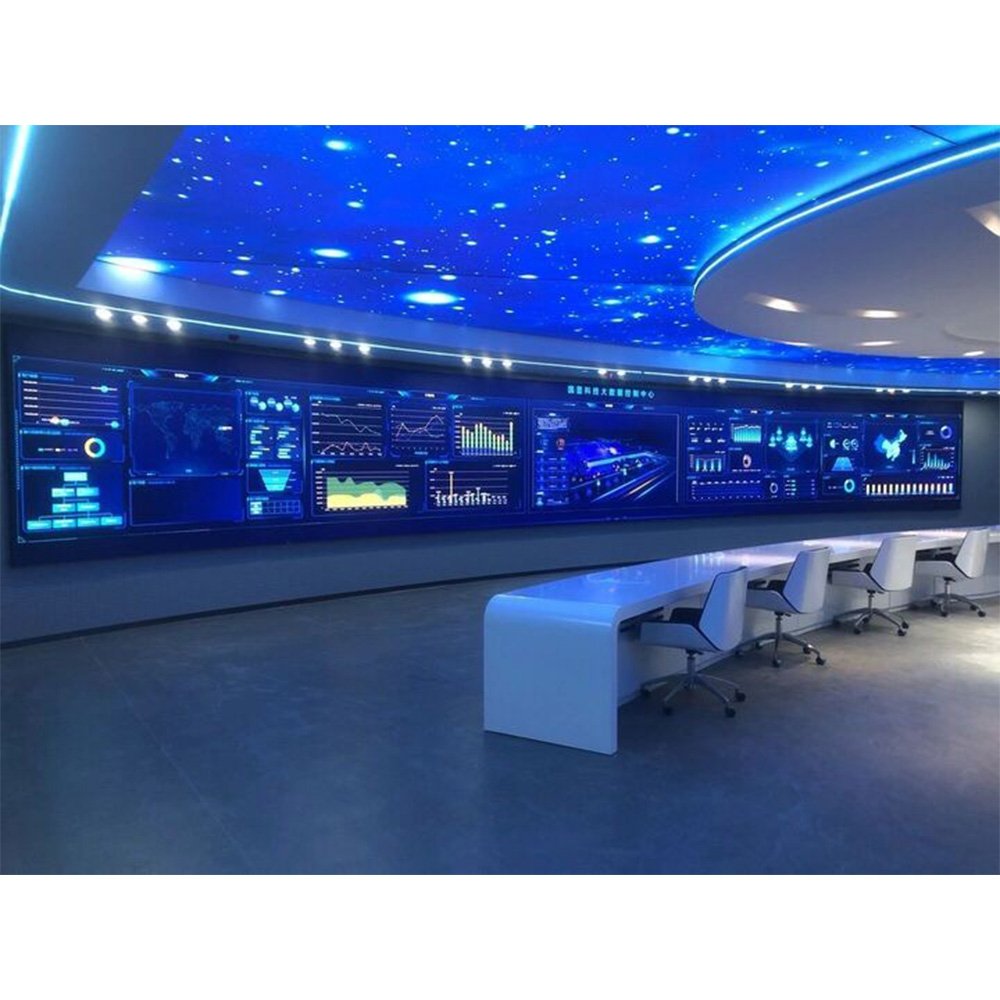P1.2 1.2Mm P1.5 1.5Mm P1.8 1.8Mm 16:9 Cableless Connection Indoor Small Pixel Pitch Curved Led Video Wall Screen Display