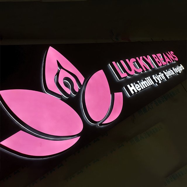 Outdoor Stainless Steel Store light 3d Sign 3d acrylic frontlit logo Led Letter signboard 3d custom led sign for business