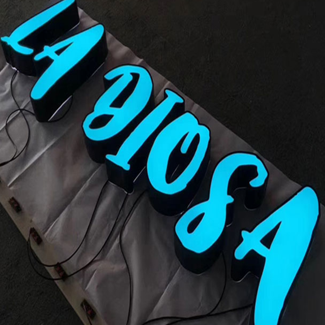 Outdoor Stainless Steel Store light 3d Sign 3d acrylic frontlit logo Led Letter signboard 3d custom led sign for business