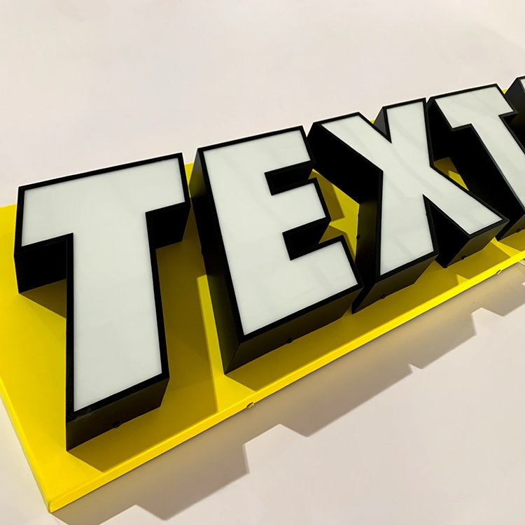 Outdoor Stainless Steel Store light 3d Sign 3d acrylic frontlit logo Led Letter signboard 3d custom led sign for business