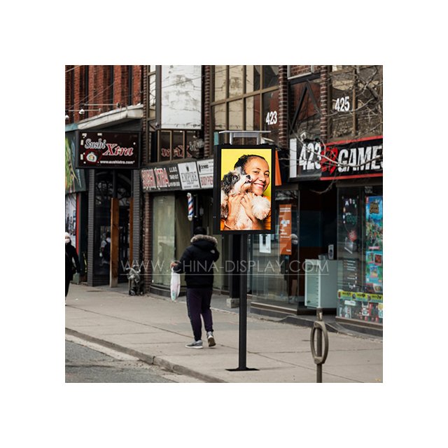 Aluminum And Led Light Board With Street Outdoor Use For Exhibition Advertising Solar Light Box