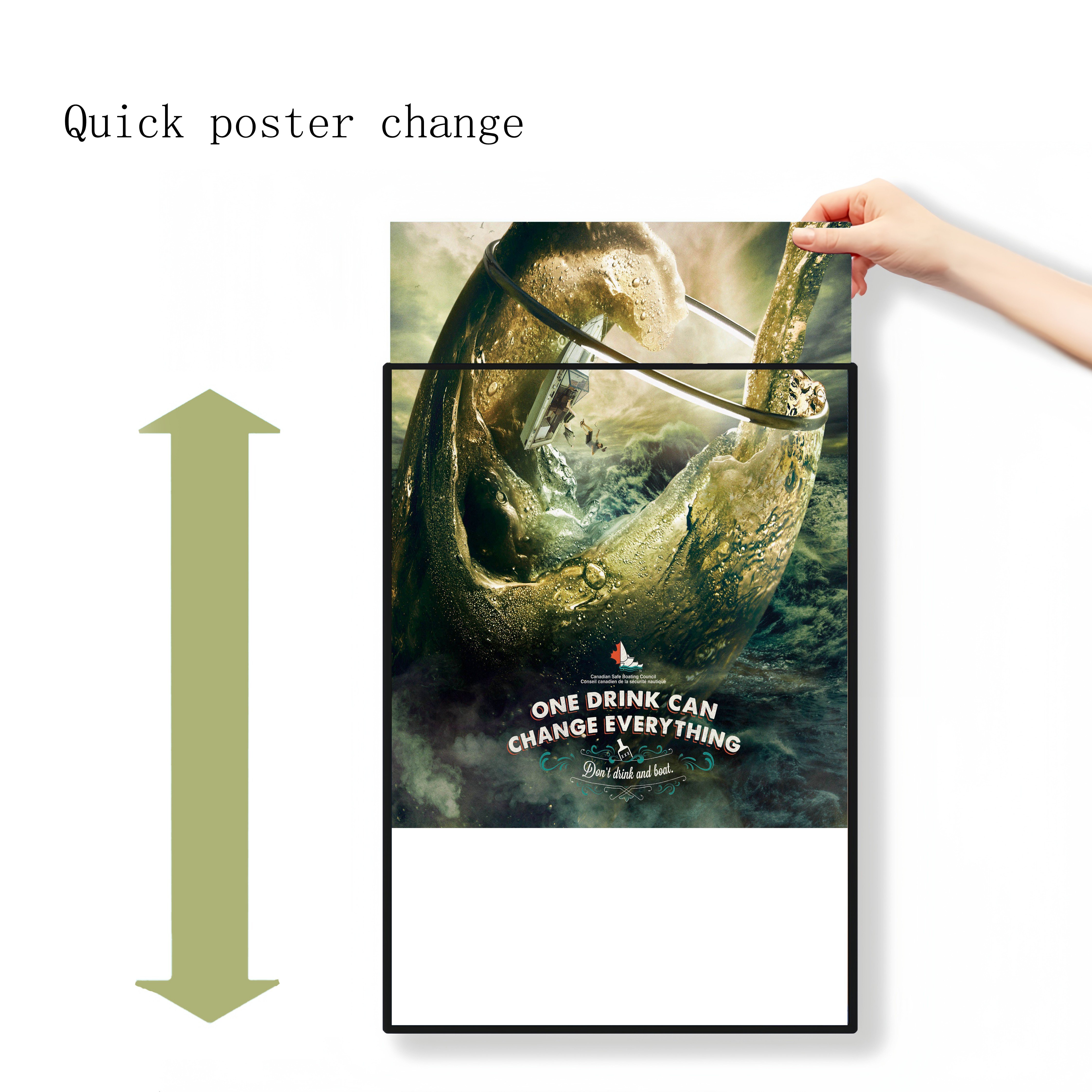 Acrylic Photo Frame Display Commercial Menu Board LED Light Box Fast Food Restaurant Coffee Shop Glass Light Box Menu Board