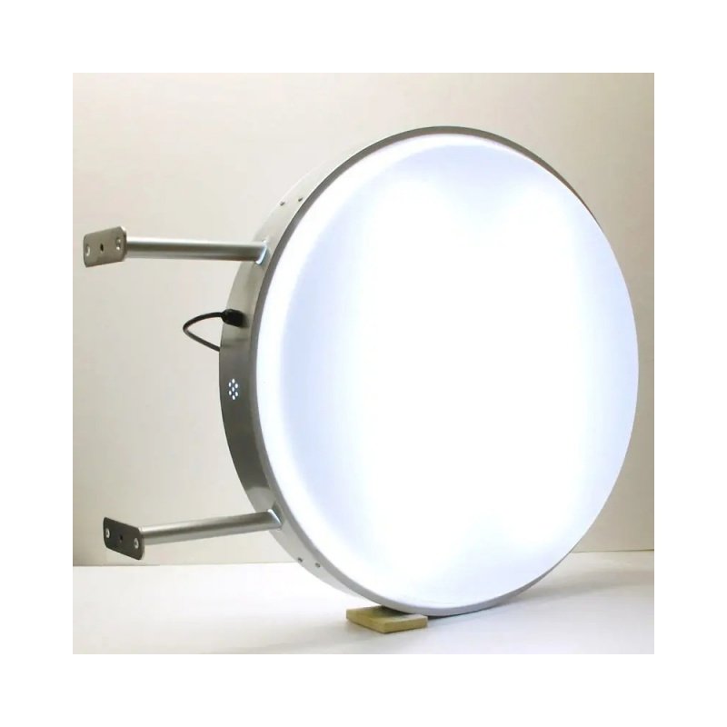 Wholesale Outdoor Aluminum Frame Double Sided LED Back-lit Advertising Display Lightbox Signs D=50CM