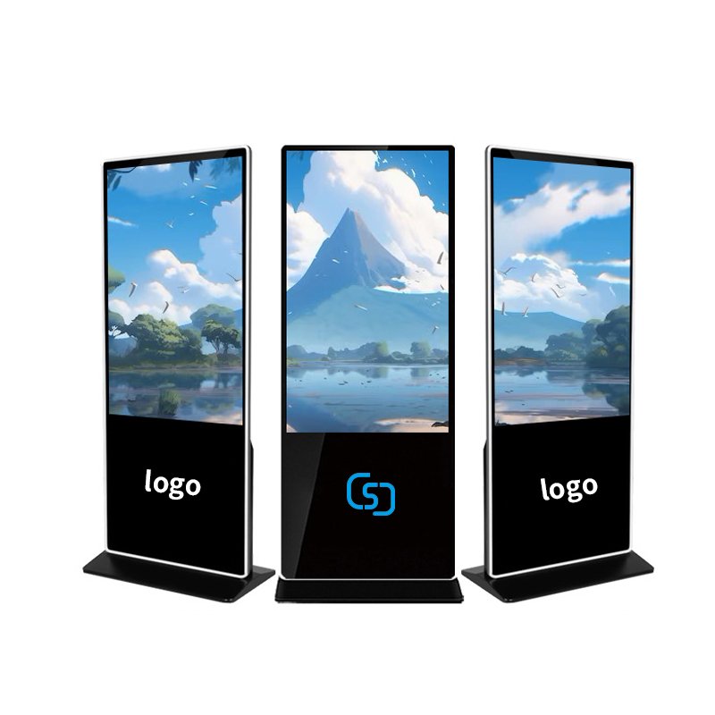 32 43 55 65 Inch Indoor Hd 1080p Vertical Touch Screen Android Advertising Screen Totem Player For Shopping Mall Marketing