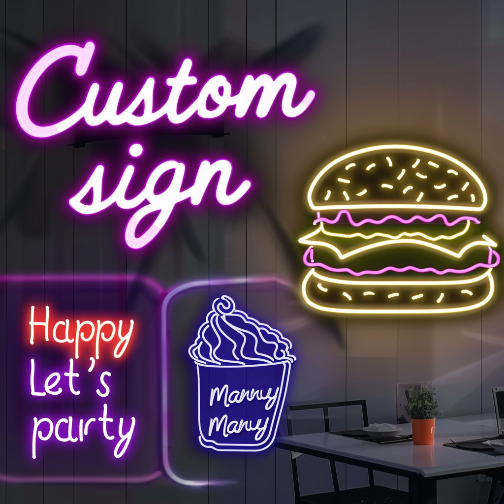 No Moq Fast Delivery led light neon sign Advertising Board bar Wedding Decoration Neon Sign For Party