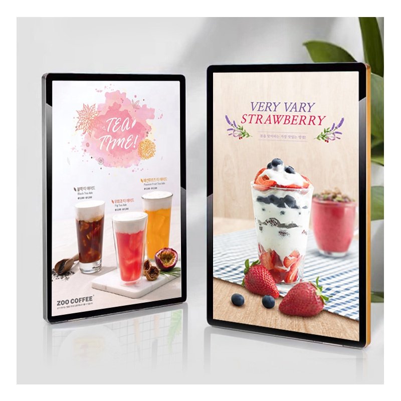 Restaurant K F C led menu light board magnetic led photo frame light box advertising led restaurant menu board A2 A3 A4