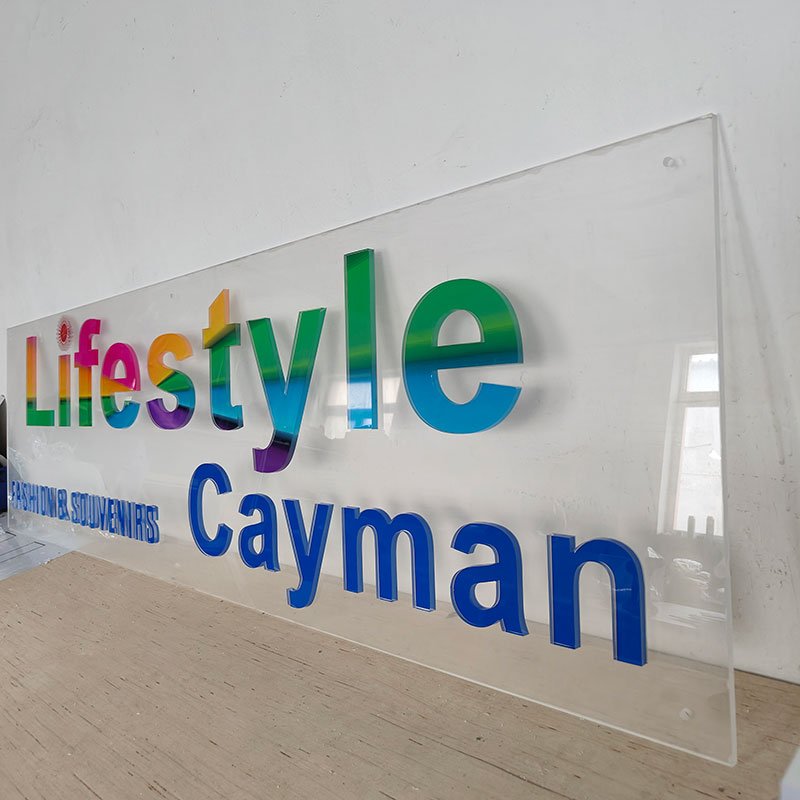 Plexiglass Plaque Custom Company 3D Logo Plastic Sign Board Uv Printing Acrylic Signage