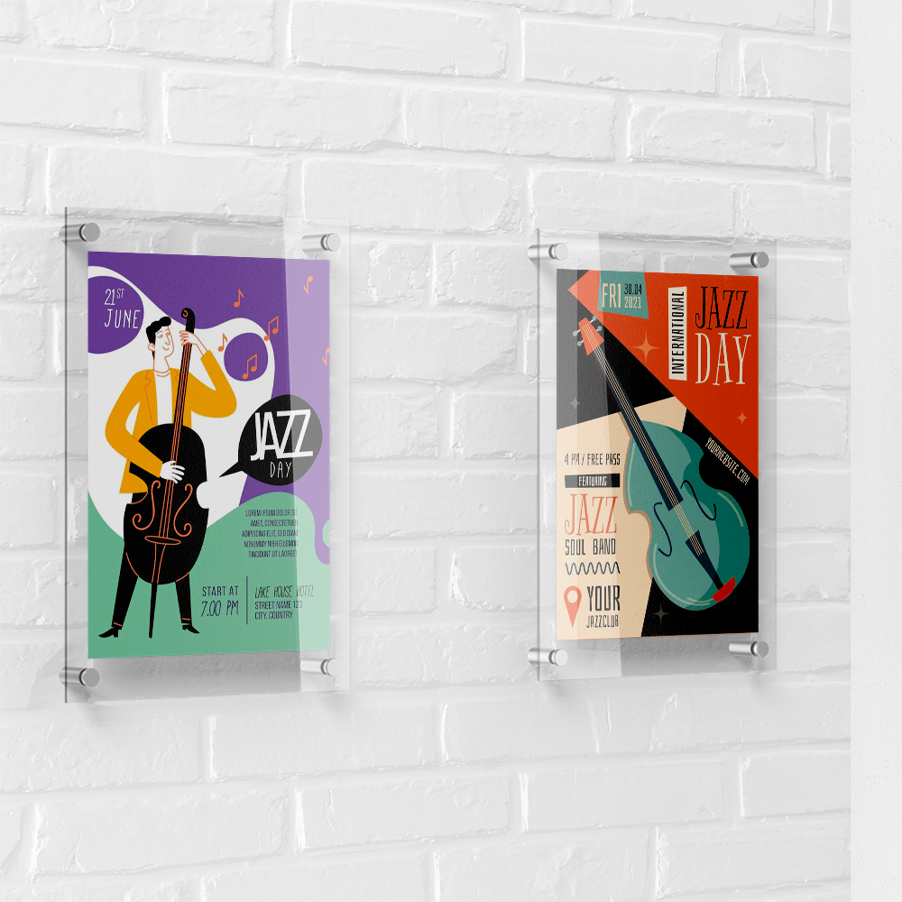 Custom advertising and display PVC board digital UV printing advertising stand poster board