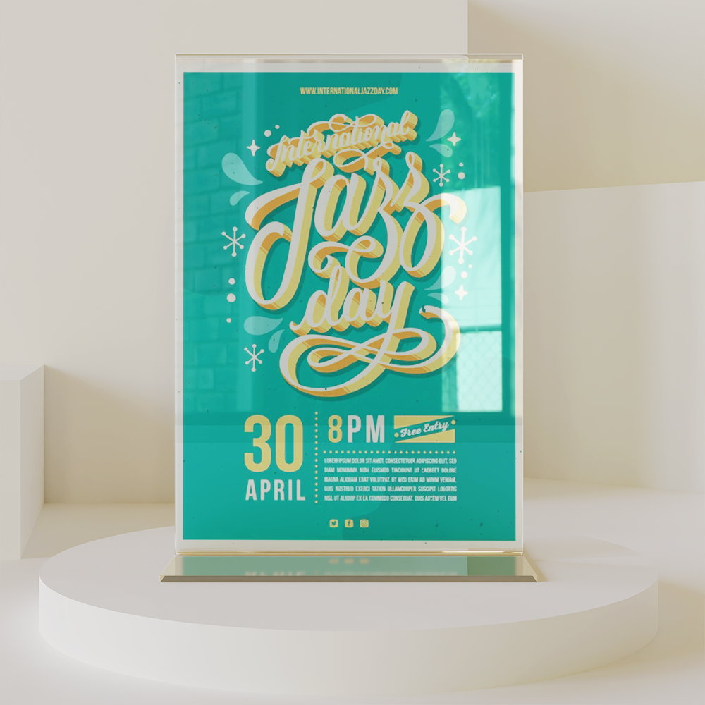 Custom advertising and display PVC board digital UV printing advertising stand poster board