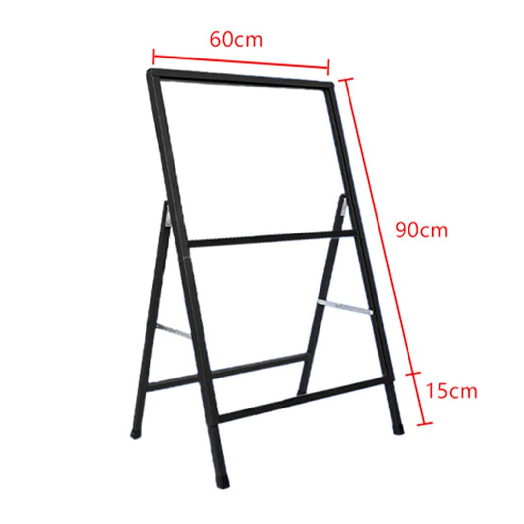 Custom Size signboard design for restaurants Factory Folding Slide-in Poster Marketing Advertising Floor Standing LED Light Box