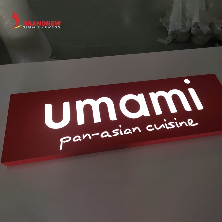 BRANDNEWSIGN Manufacturer Custom 3d Logo Led Illuminated Advertising Indoor Light Box Signs Hotel Sign Board Enseigne Magasin