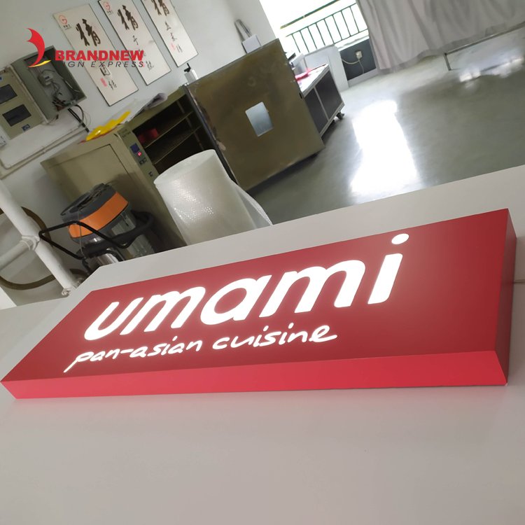 BRANDNEWSIGN Manufacturer Custom 3d Logo Led Illuminated Advertising Indoor Light Box Signs Hotel Sign Board Enseigne Magasin