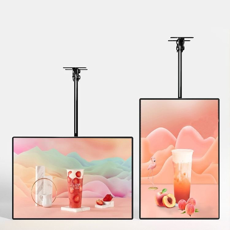 competitive price Ultra-thin light box wall mount restaurant coffee fast food indoor menu board digital Advertising Display