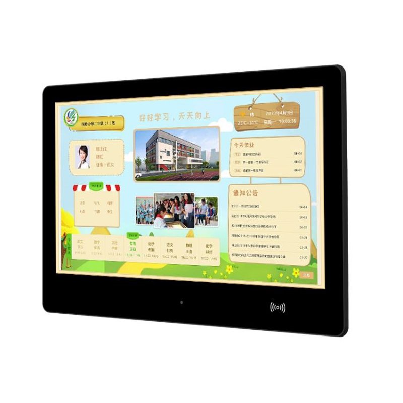 23.6 inch Customized Digital Touch Screen Panel For indoor advertising Electronic Bulletin Board With Card Reader