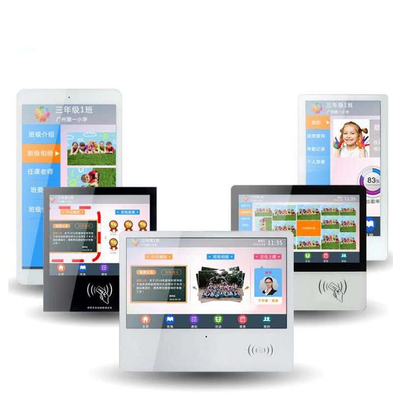 23.6 inch Customized Digital Touch Screen Panel For indoor advertising Electronic Bulletin Board With Card Reader