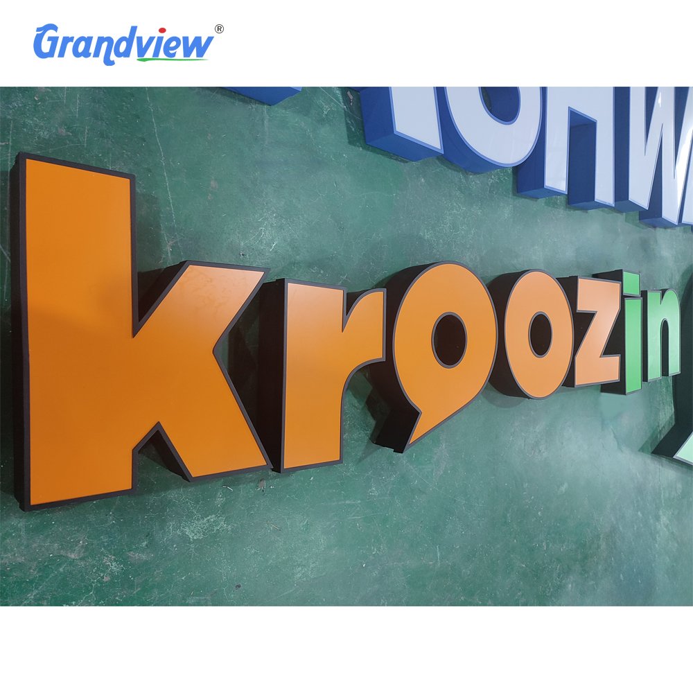 Drop ship custom outdoor stainless steel marquee Illuminated letters sign for shop sign board LED letter lights