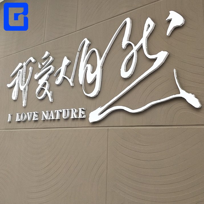Manufacturer direct sale wall signage custom pvc 3d letter sign