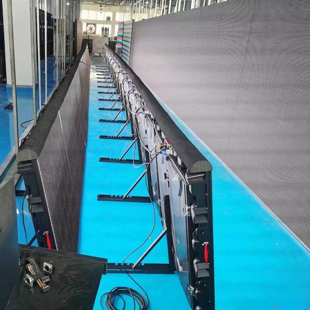 P10 Stadium LED display/Sport advertising LED sign board/Soccer Perimeter led screen