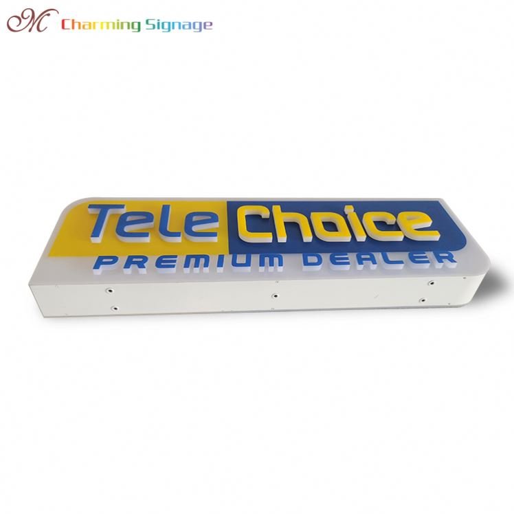 Outdoor Turning Board Lightbox Round Rotating Light Box Led Sign 3D Acrylic Advertising Rectangle Light Box
