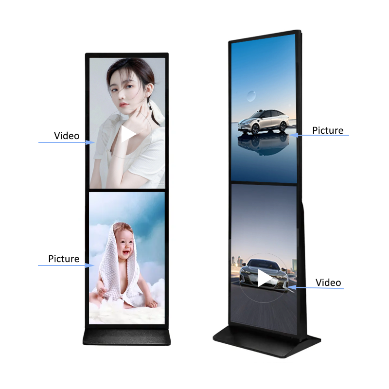 32 43 49 55 65 75 85 inch Ultra Thin LCD portable digital signage media player foldable advertising machines