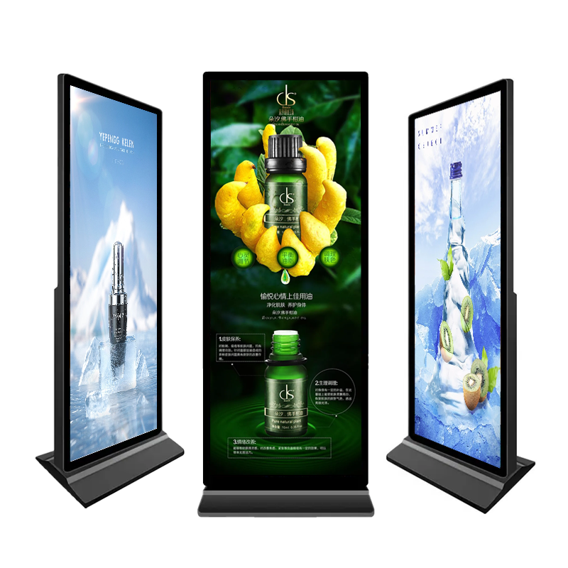 32 43 49 55 65 75 85 inch Ultra Thin LCD portable digital signage media player foldable advertising machines