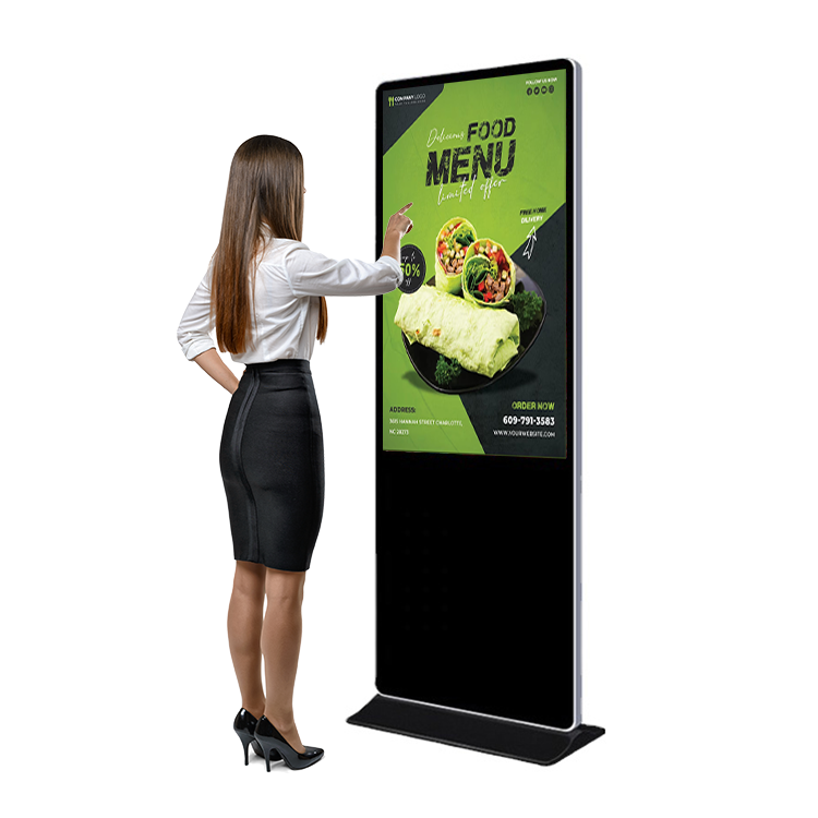 advertising digital signage lcd floor standing advertising display digital notice board info kiosk