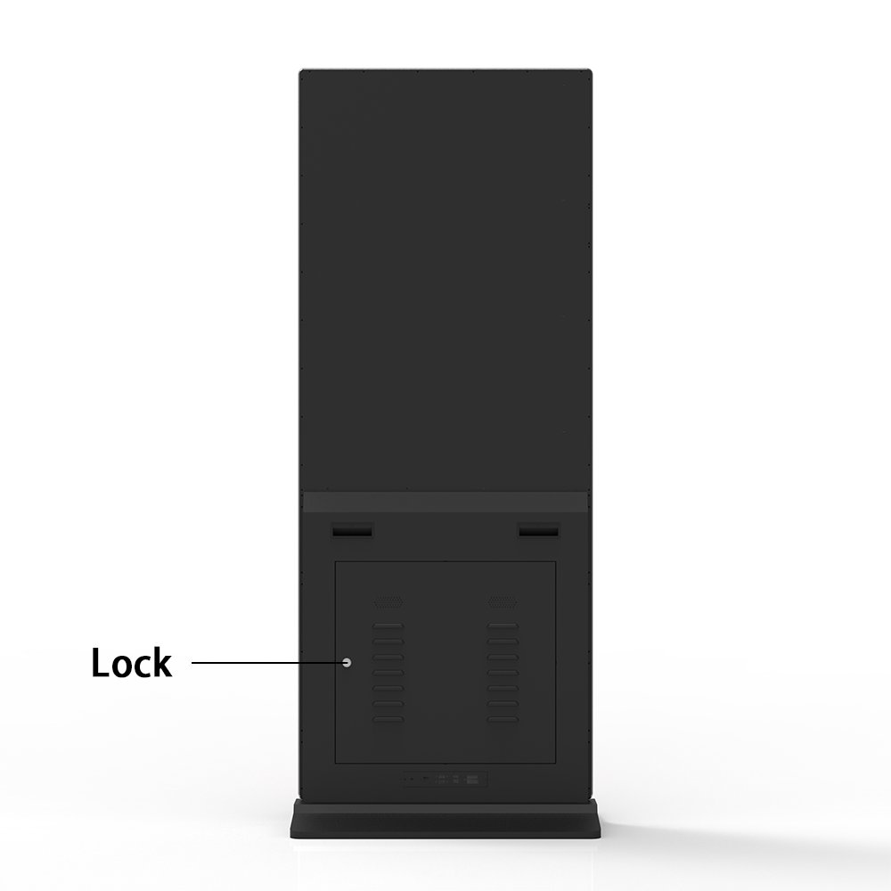 Indoor 55 Inch Advertising Player Touch Screen Floor Stand Kiosk 4K Totem Screen Digital Signage And Display