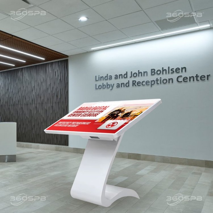 360SPB| ITK55S Free Standing 55 Inch Android 11 OS Touch Screen Interactive Board Screen Player Totem Information Kiosk