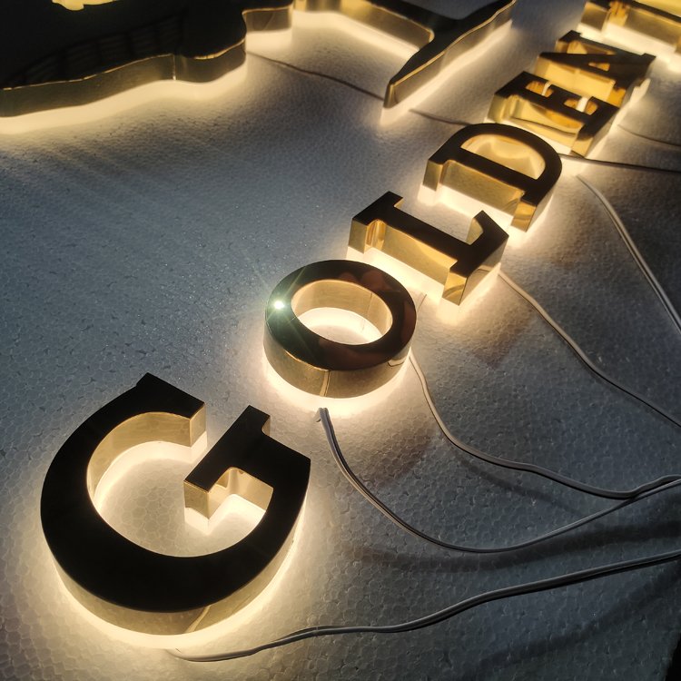 Manufacturer 3d logo Custom sign Waterproof Led Illuminated led sign Store backlit letters Channel Letter For Store