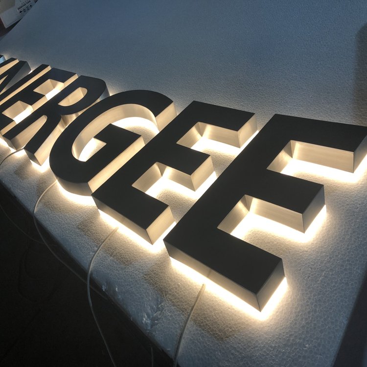 Manufacturer 3d logo Custom sign Waterproof Led Illuminated led sign Store backlit letters Channel Letter For Store