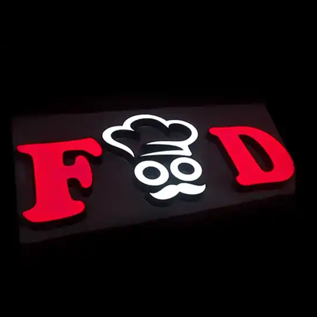 Fast Delivery Custom Logo Led Letter Light Waterproof Outdoor stainless steel Advertising Sign 3d Custom Led Sign for business