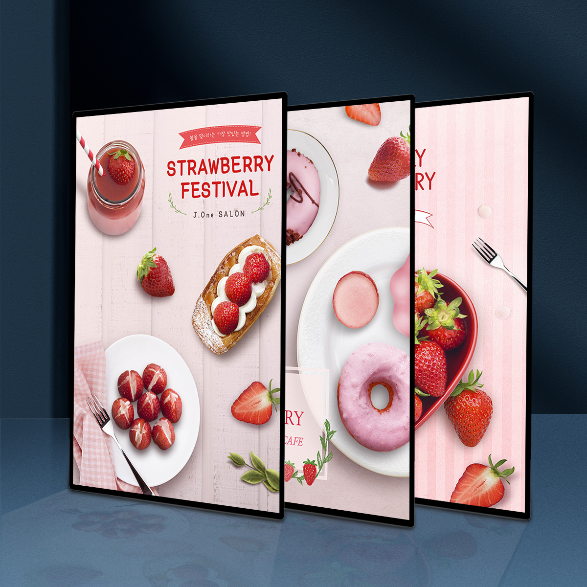 custom led Ultra-thin light box advertising slim light box displays Restaurant Menu Board