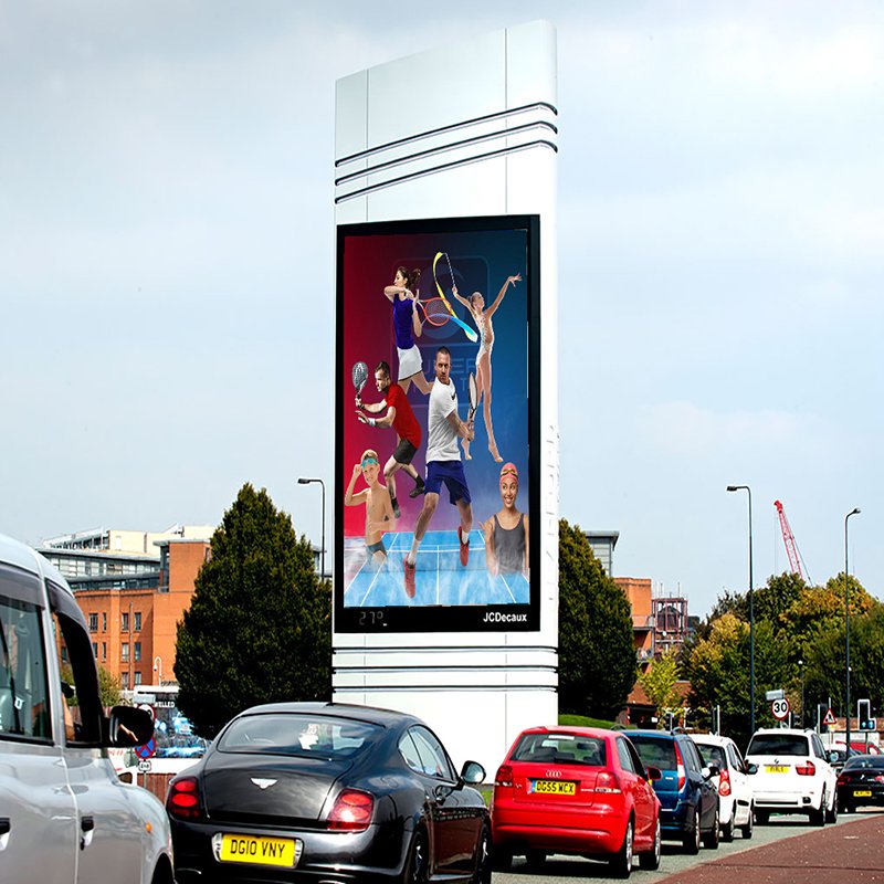 Megagem P2.5 P3 P4 P5 P6 P8 P10mm digital advertising street screen 3 d digital advertising board