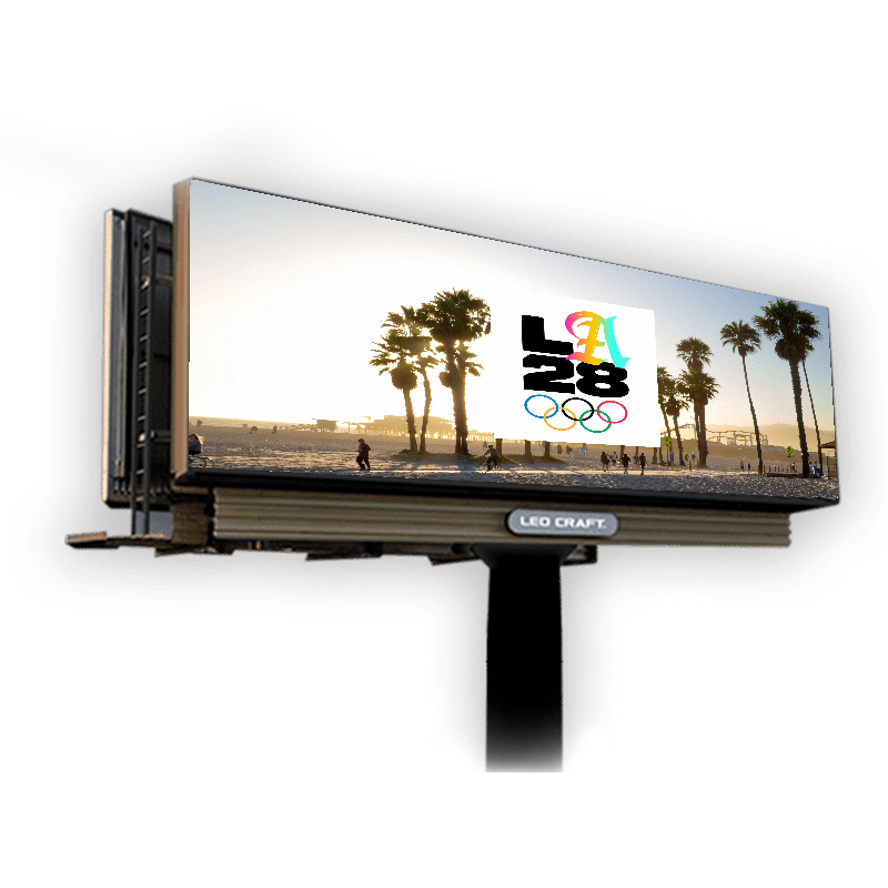 Megagem P2.5 P3 P4 P5 P6 P8 P10mm digital advertising street screen 3 d digital advertising board