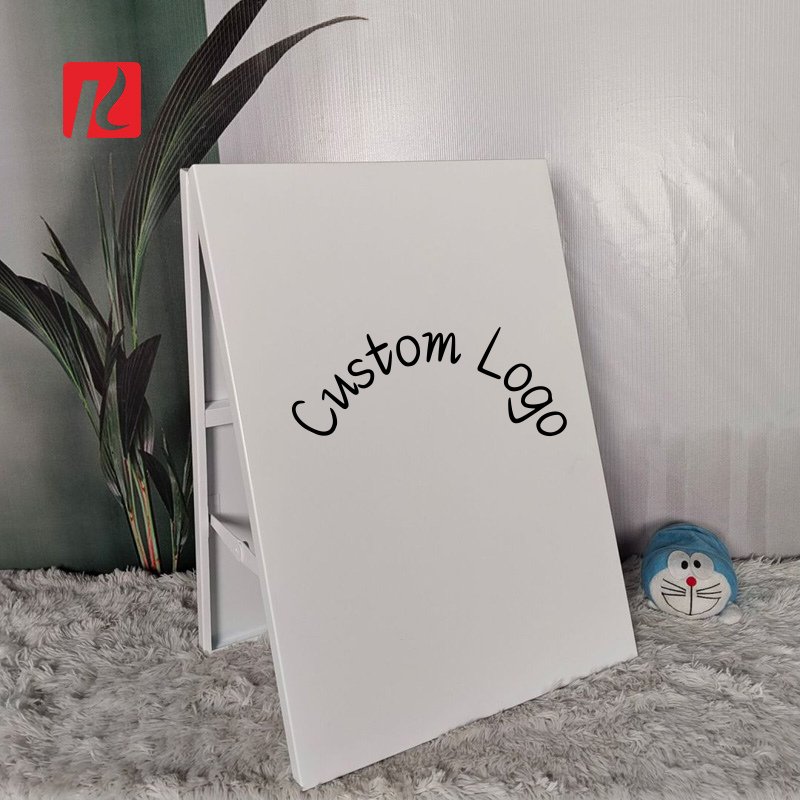 Kexian Custom Folding Metal Advertising Boards Outdoor Sidewalk Sign Business Double Sided A Frame Sign Stand